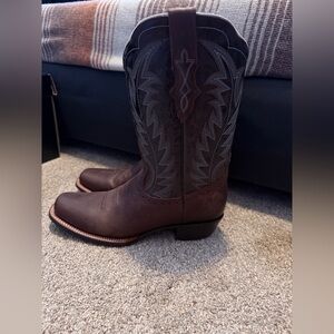 J.B. Dillon Dark Brown Cowboy Boots